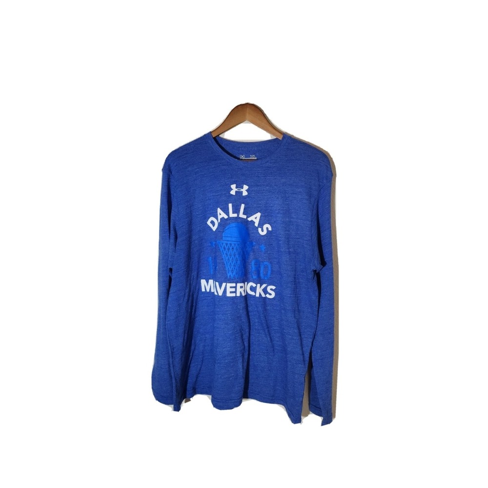 Under Armour Long Sleeve Dallas Mavericks  Loose Xl y2k NBA hoops          Bin 8